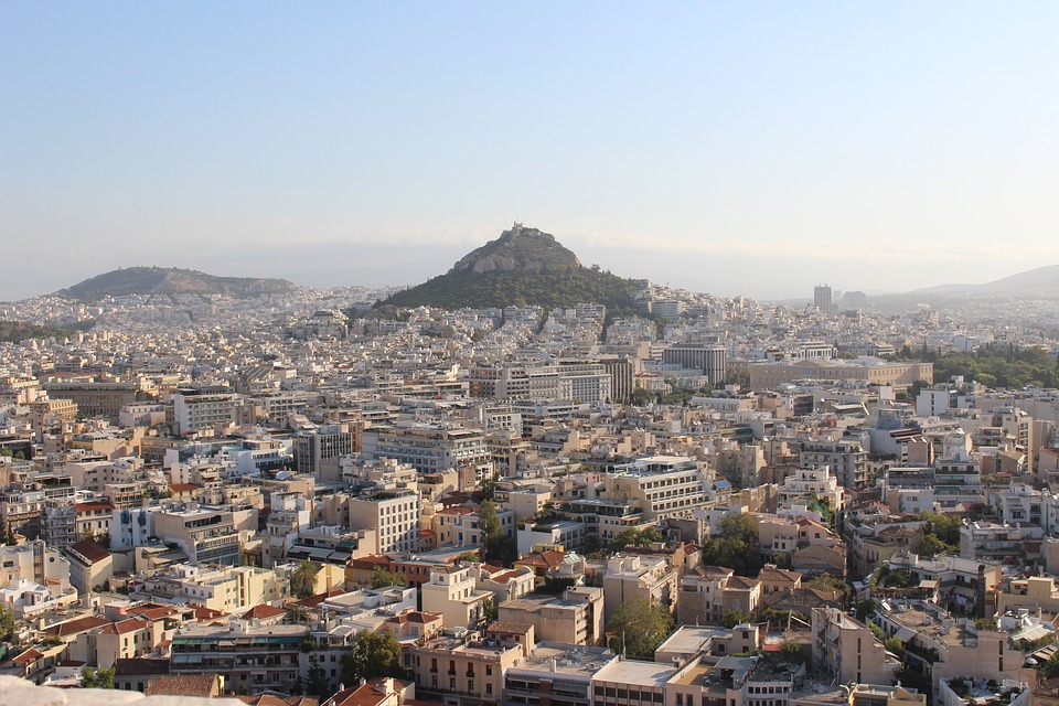 panorama Athén